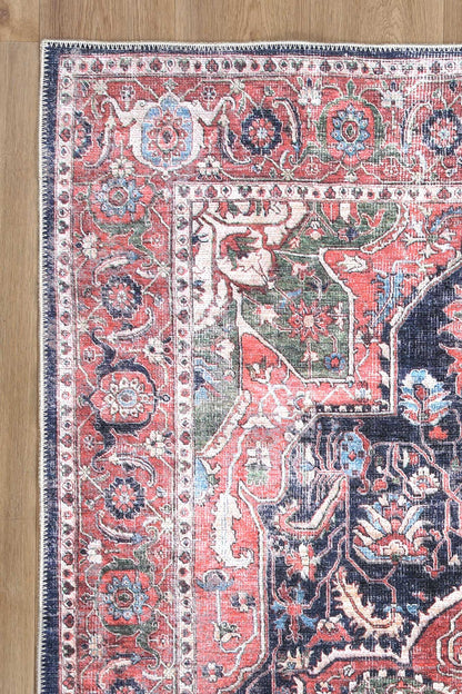 Distressed Vintage Kendra In Multicolour Rug