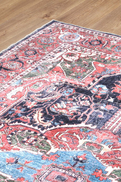 Distressed Vintage Kendra In Multicolour Rug