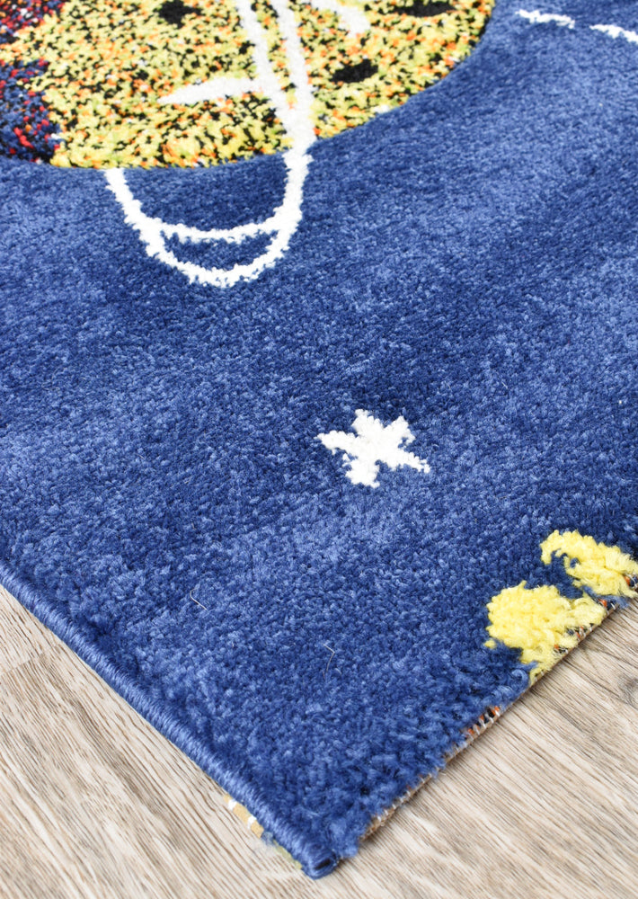 Cotton Candy D359A Space In Blue Rug