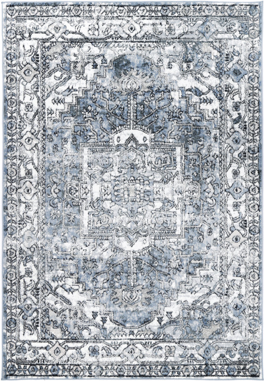 Parkland La Palais Traditional In Blue Rug