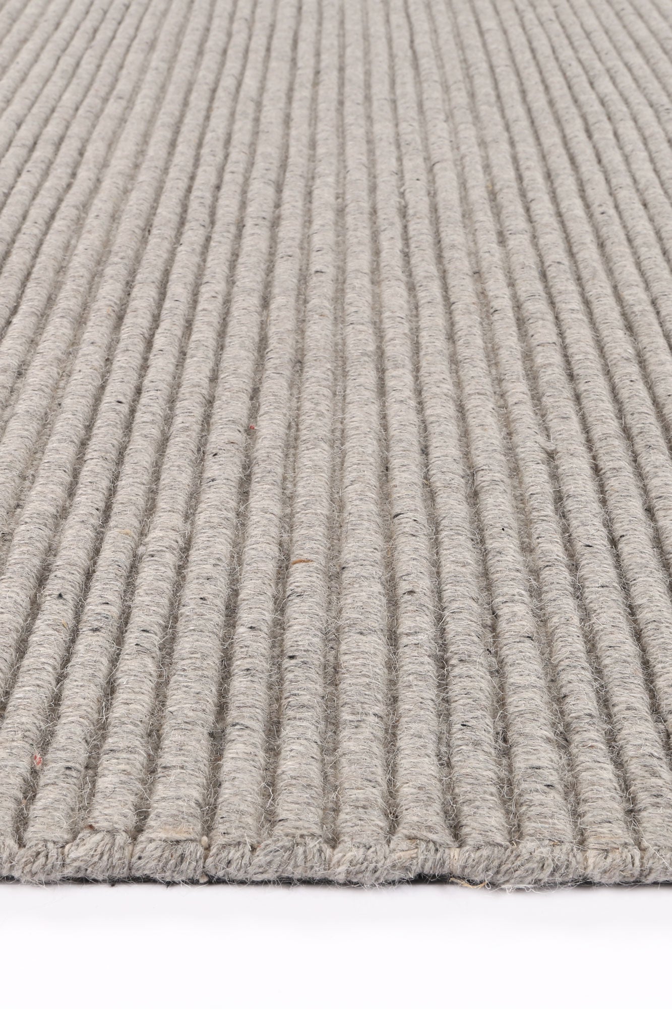 Goa Textured Wool Blend In Grey Rug