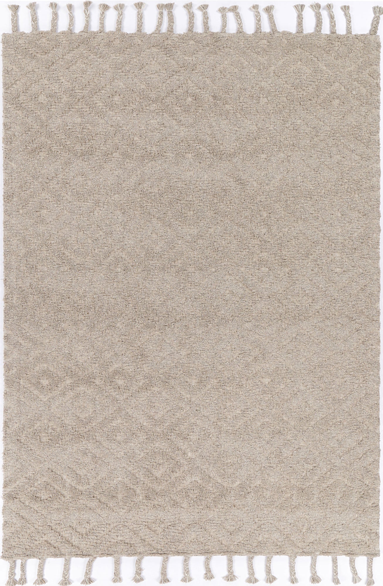 Goa Diamond Wool Blend In Brown Rug