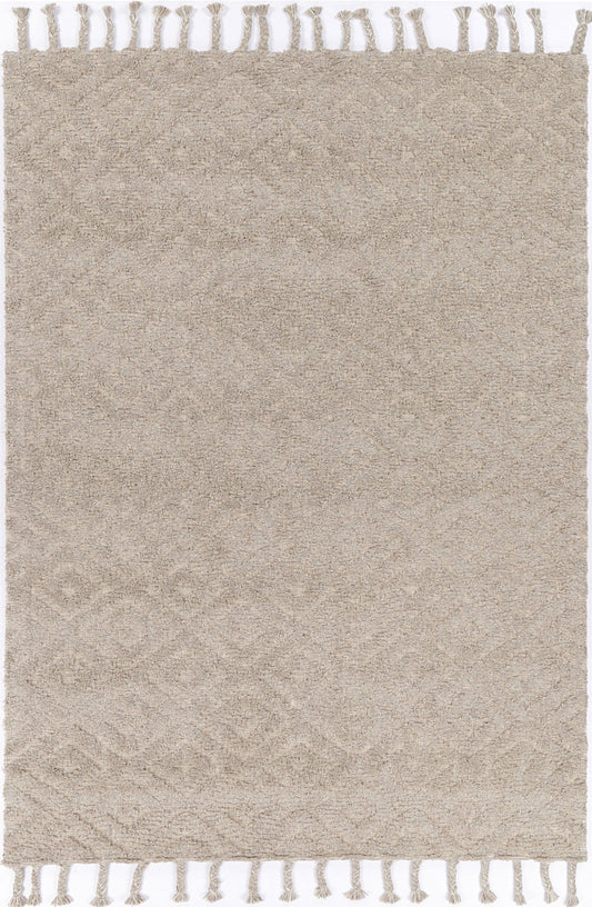 Goa Diamond Wool Blend In Brown Rug