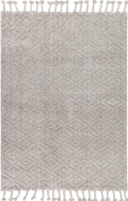 Goa Diamond Wool Blend In Grey Rug