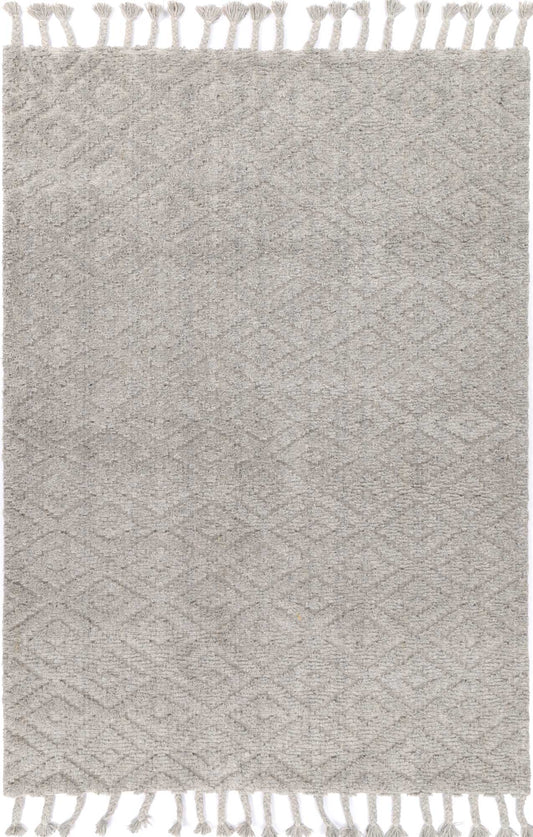 Goa Diamond Wool Blend In Grey Rug