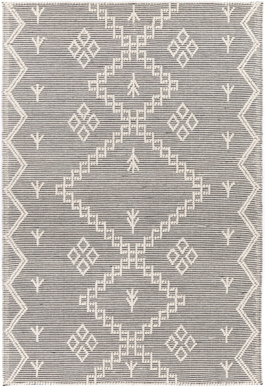 Goa Aztec Wool Blend In Cream Rug