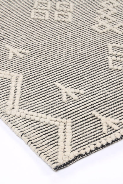 Goa Aztec Wool Blend In Cream Rug