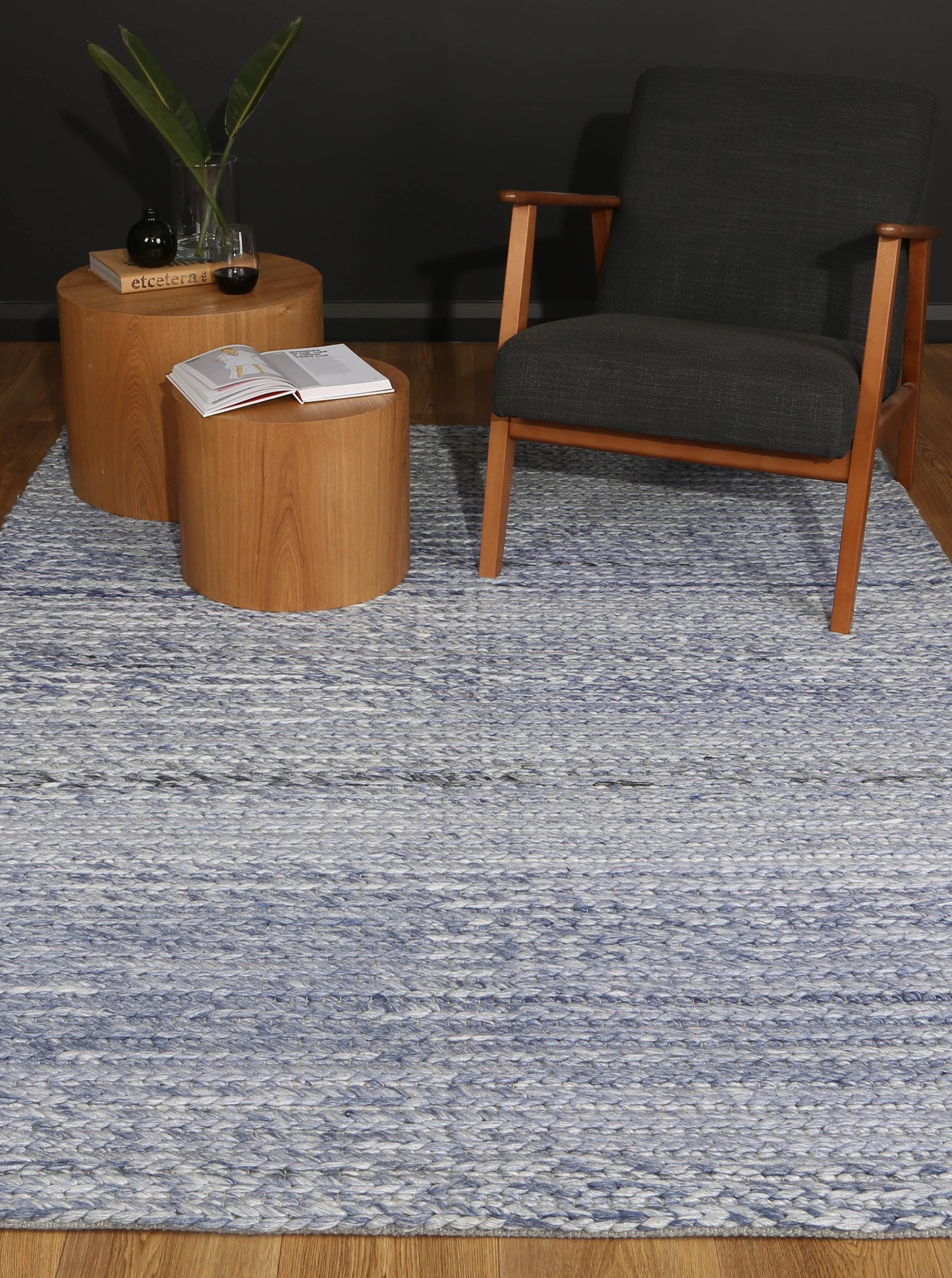 Harlow Cue Blend In Blue Rug