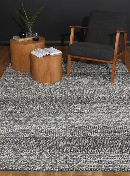 Harlow Grace Blend In Charcoal Rug