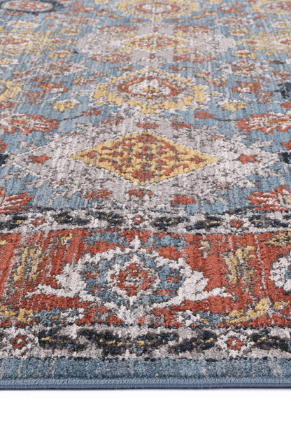 Havana Papian Transitional In Charcoal & Blue Rug