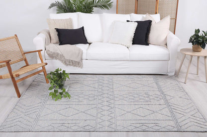 Himalaya Diamond Tribal In Grey Rug