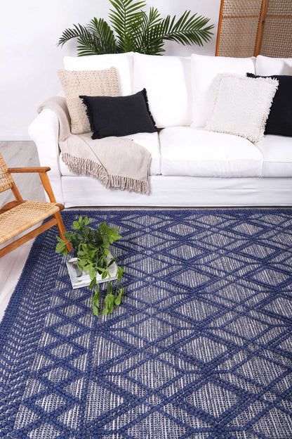 Himalaya Tribal In Blue Rug