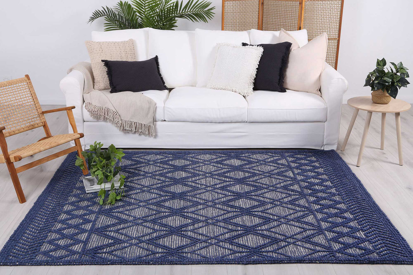 Himalaya Tribal In Blue Rug