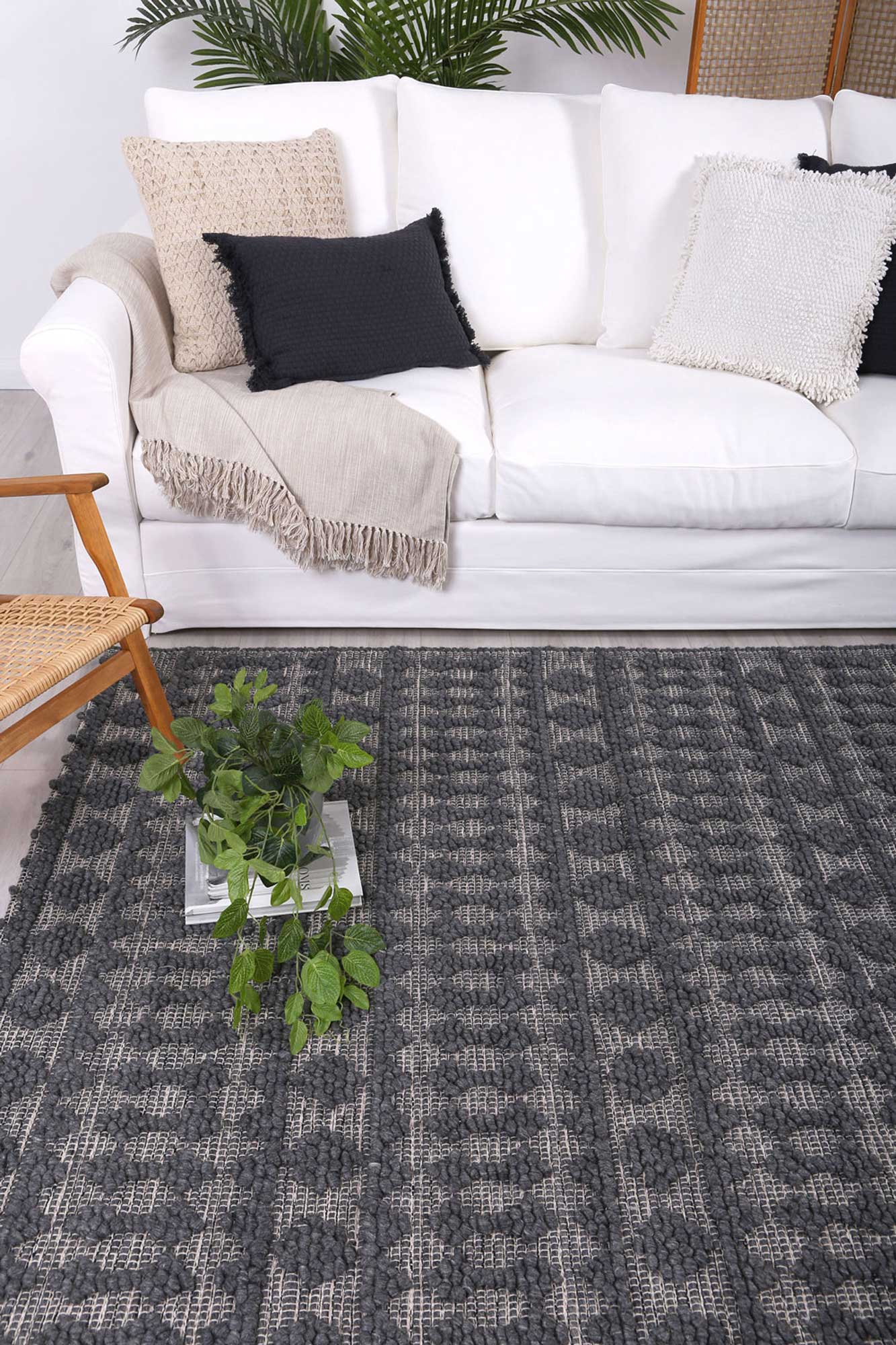 Himalaya Fine Tribal In Grey Rug