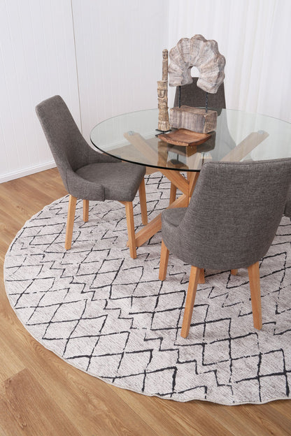 Alma Scandi Design In Silver Rug