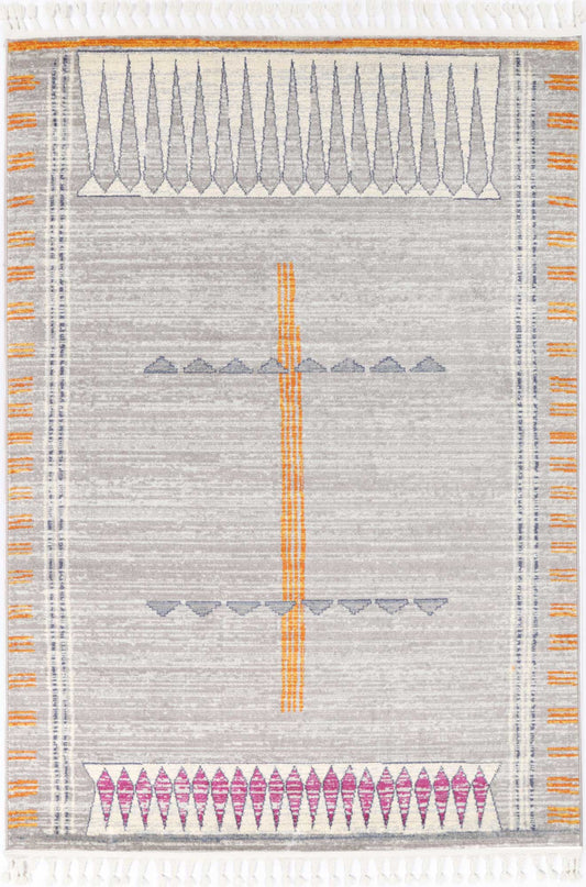 Inca Tumbes Contemporary In Grey Rug