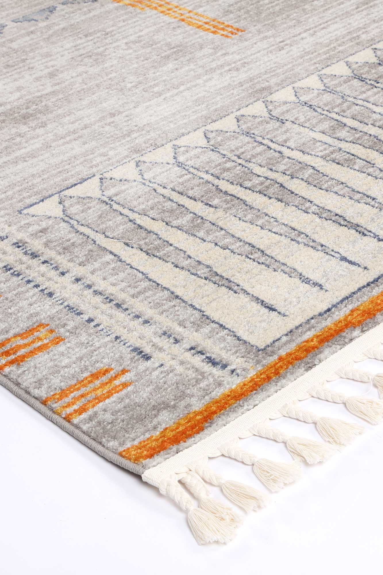 Inca Tumbes Contemporary In Grey Rug