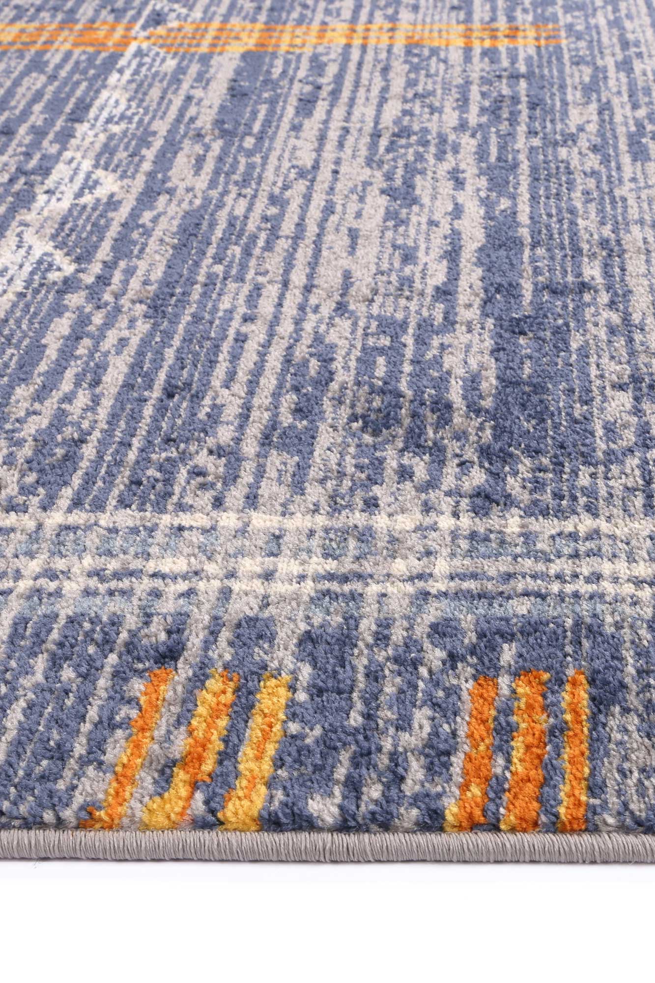 Inca Quito Contemporary In Blue Rug