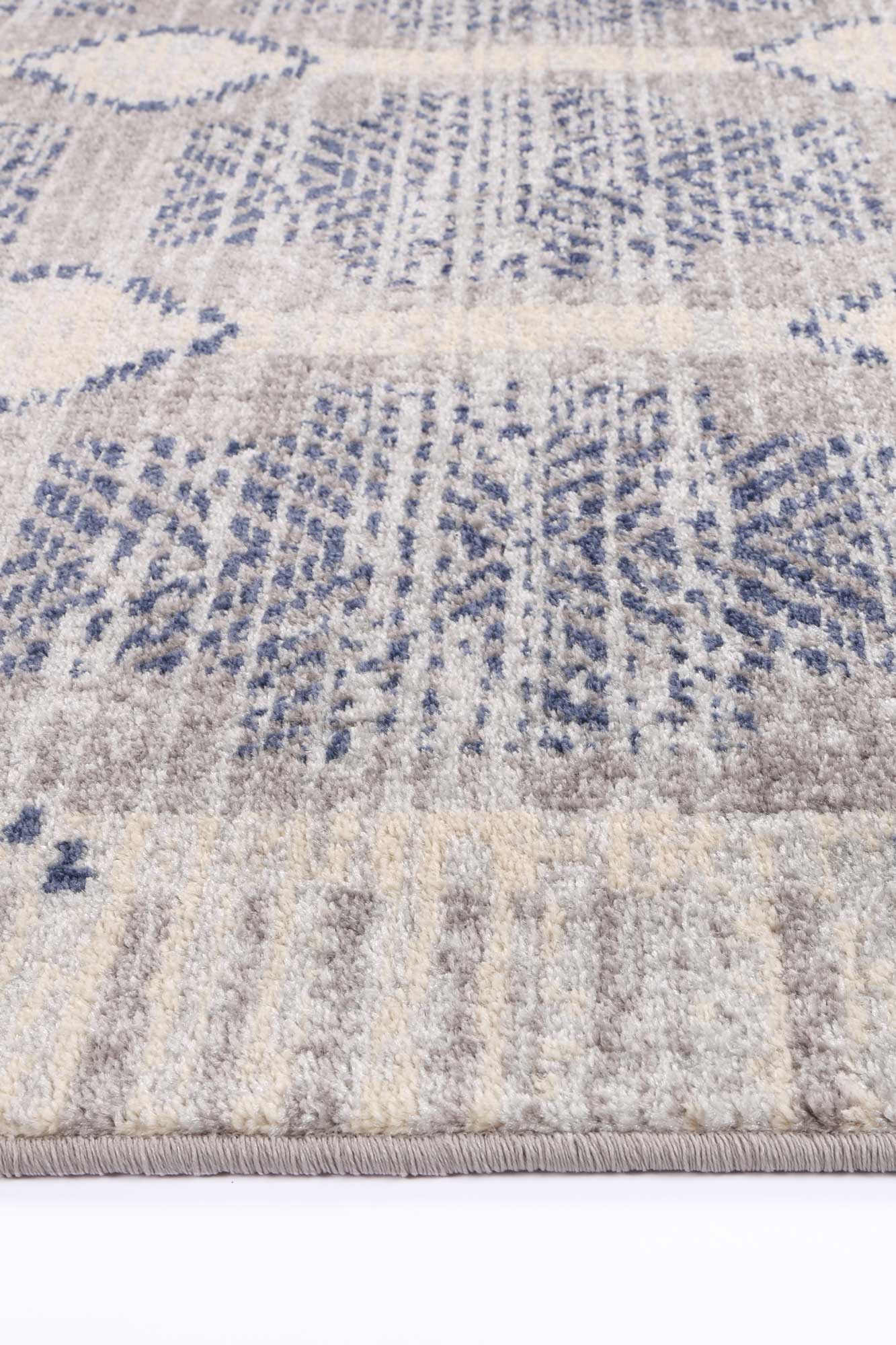 Inca Cuczo Contemporary In Blue Rug