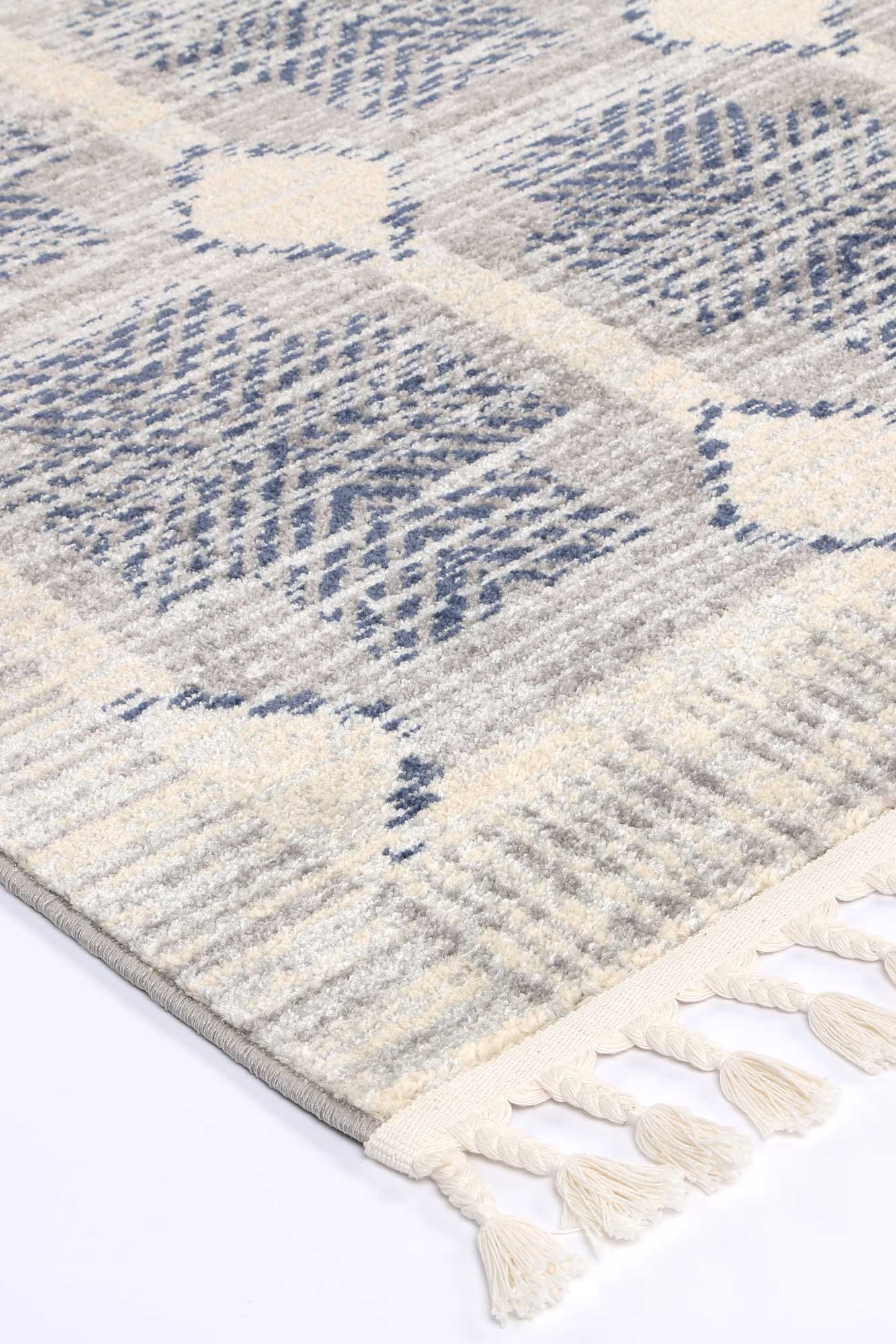 Inca Cuczo Contemporary In Blue Rug