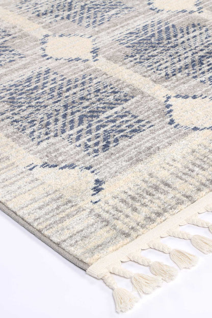 Inca Cuczo Contemporary In Blue Rug