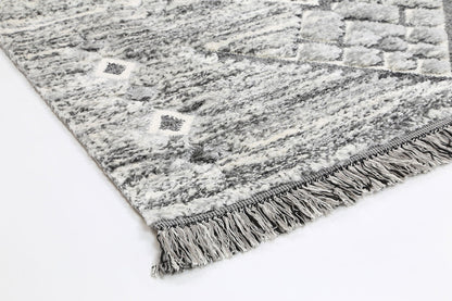 Karzey Komic Tribal in Grey Rug