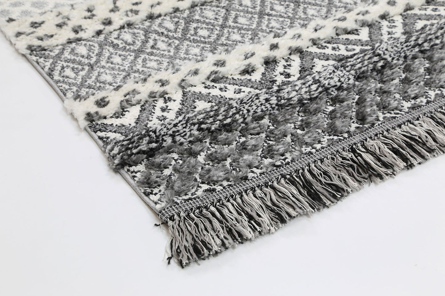 Karzey Dhankar Tribal In Grey Rug