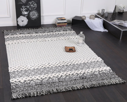 Karzey Dhankar Tribal In Grey Rug