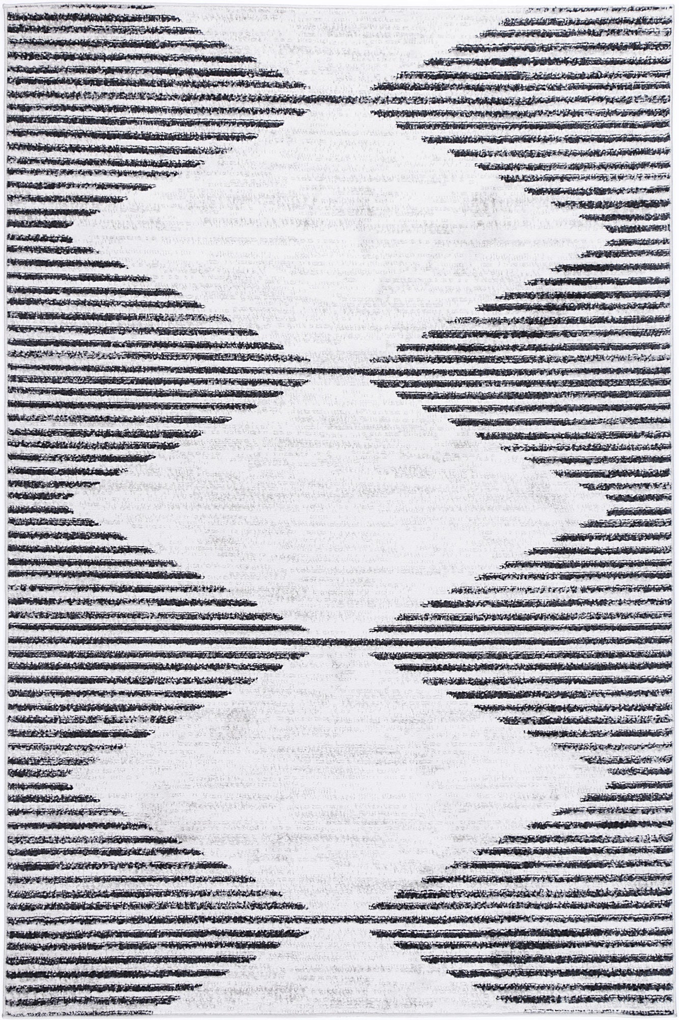 Christina Diamond Contemporary In Charcoal Rug