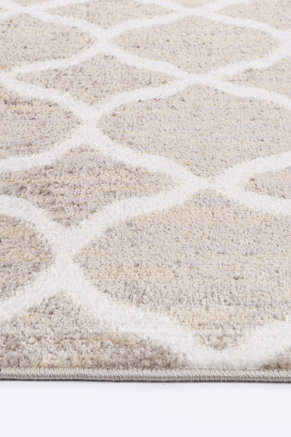 Christina Repeat Contemporary In Latte Rug