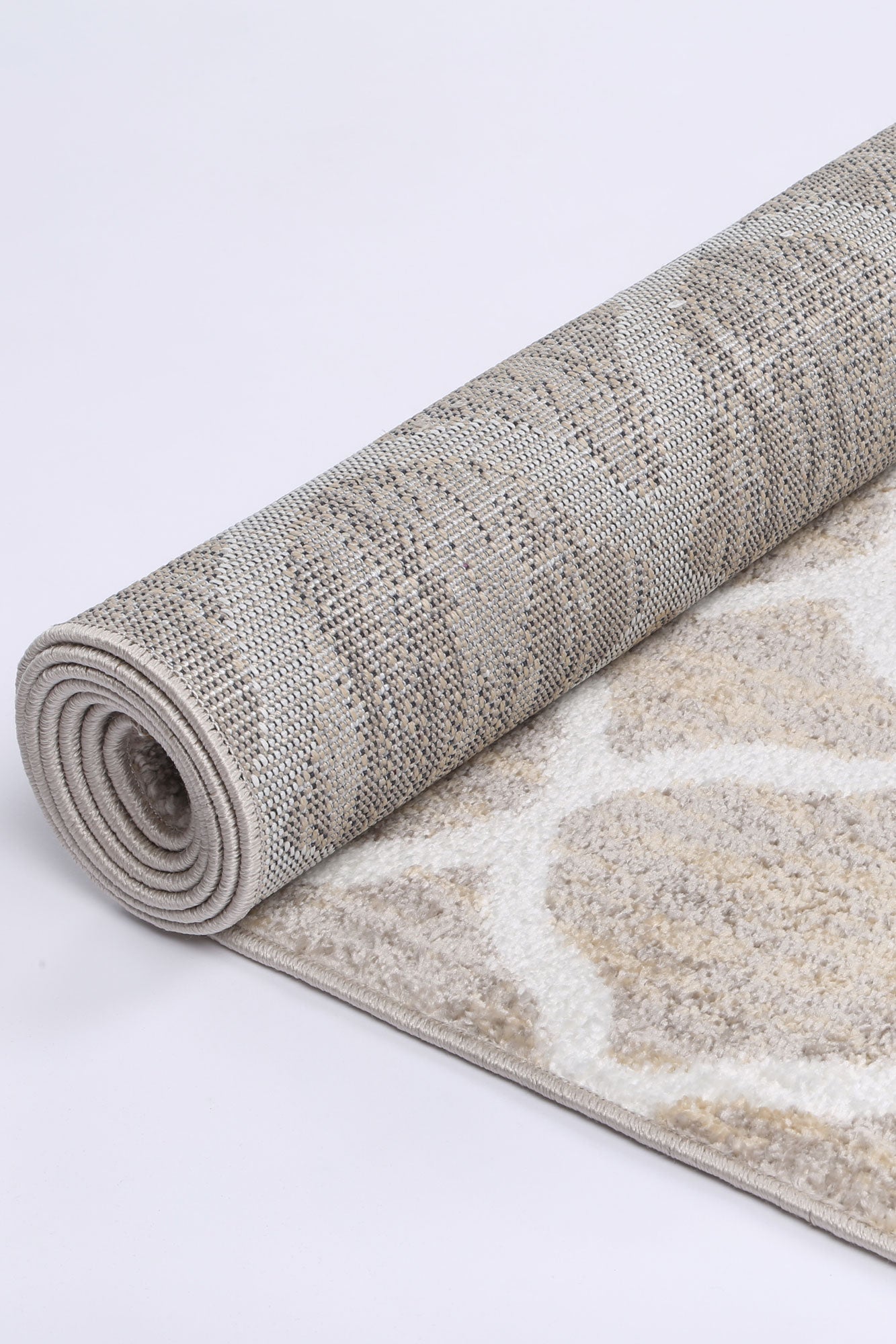 Christina Repeat Contemporary In Latte Rug