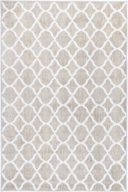 Christina Repeat Contemporary In Latte Rug