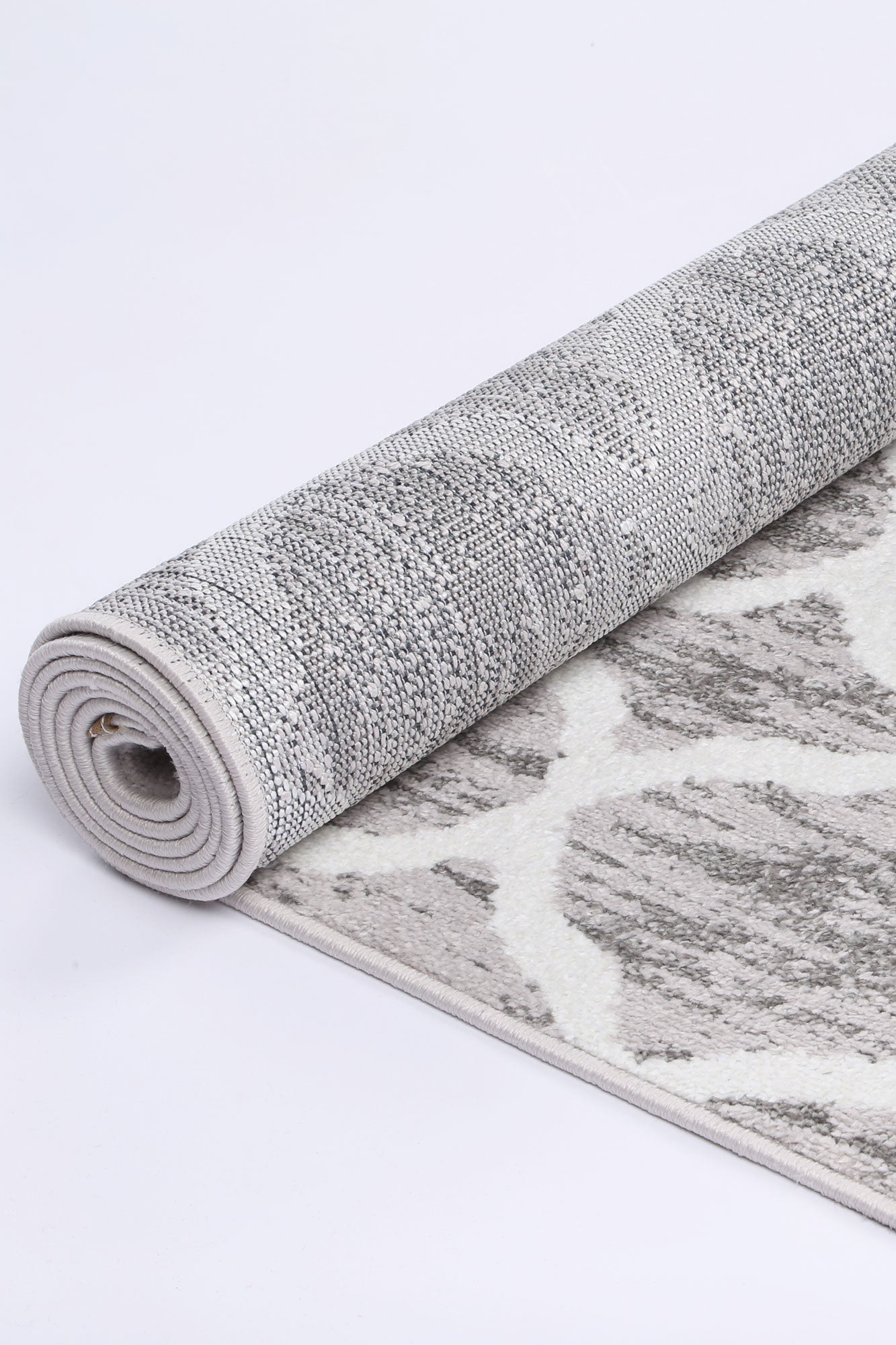 Christina Repeat Contemporary In Silver Rug