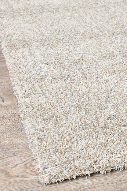 Lila Monochromatic Genteel Elegance Shaggy Pile 040 In Latte Rug