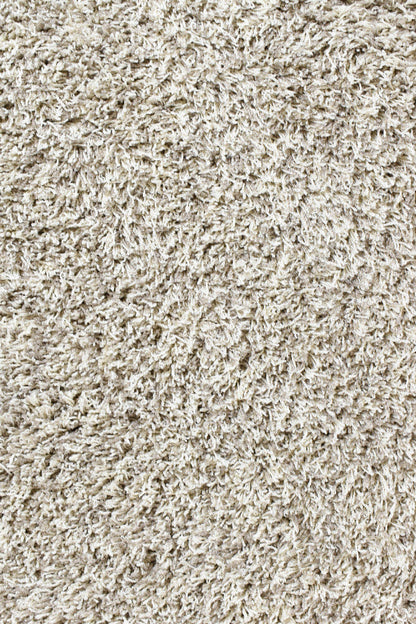 Lila Monochromatic Genteel Elegance Shaggy Pile 040 In Latte Rug