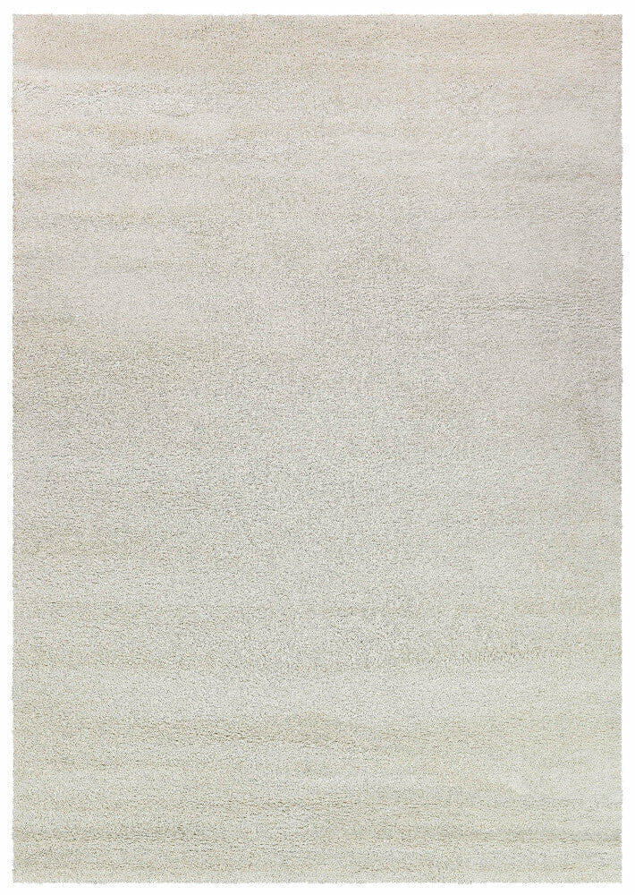 Lila Monochromatic Genteel Elegance Shaggy Pile 050 In Cream Rug