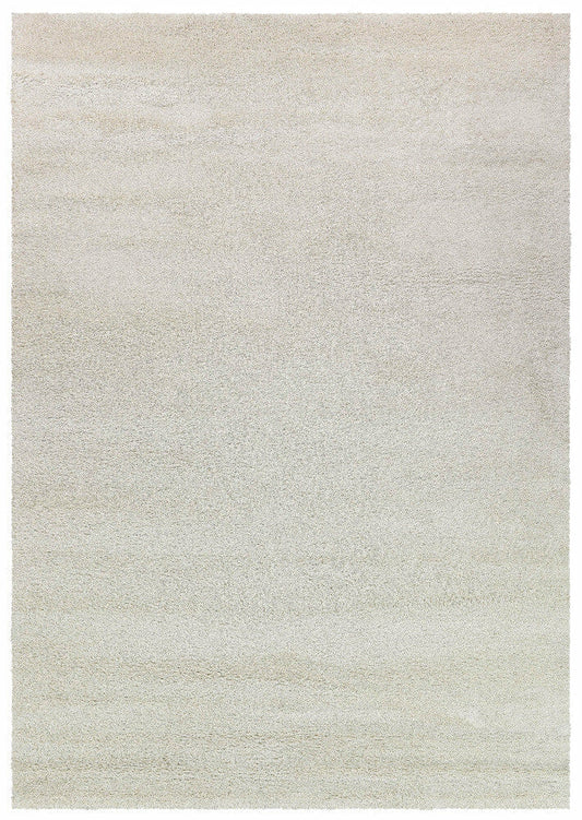 Lila Monochromatic Genteel Elegance Shaggy Pile 050 In Cream Rug