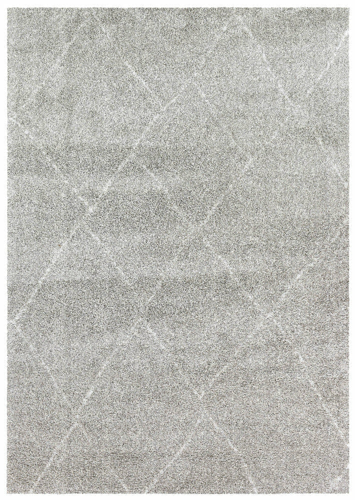 Lila Diamond Beautiful Shaggy Pile Contemporary Design 640 In Latte Rug