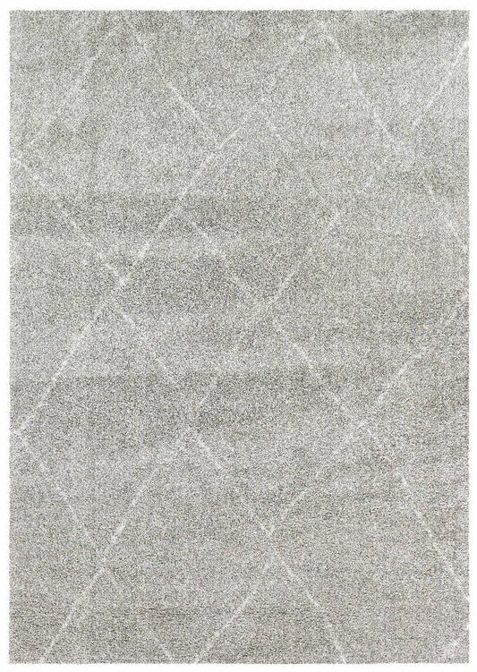 Lila Diamond Beautiful Shaggy Pile Contemporary Design 640 In Latte Rug