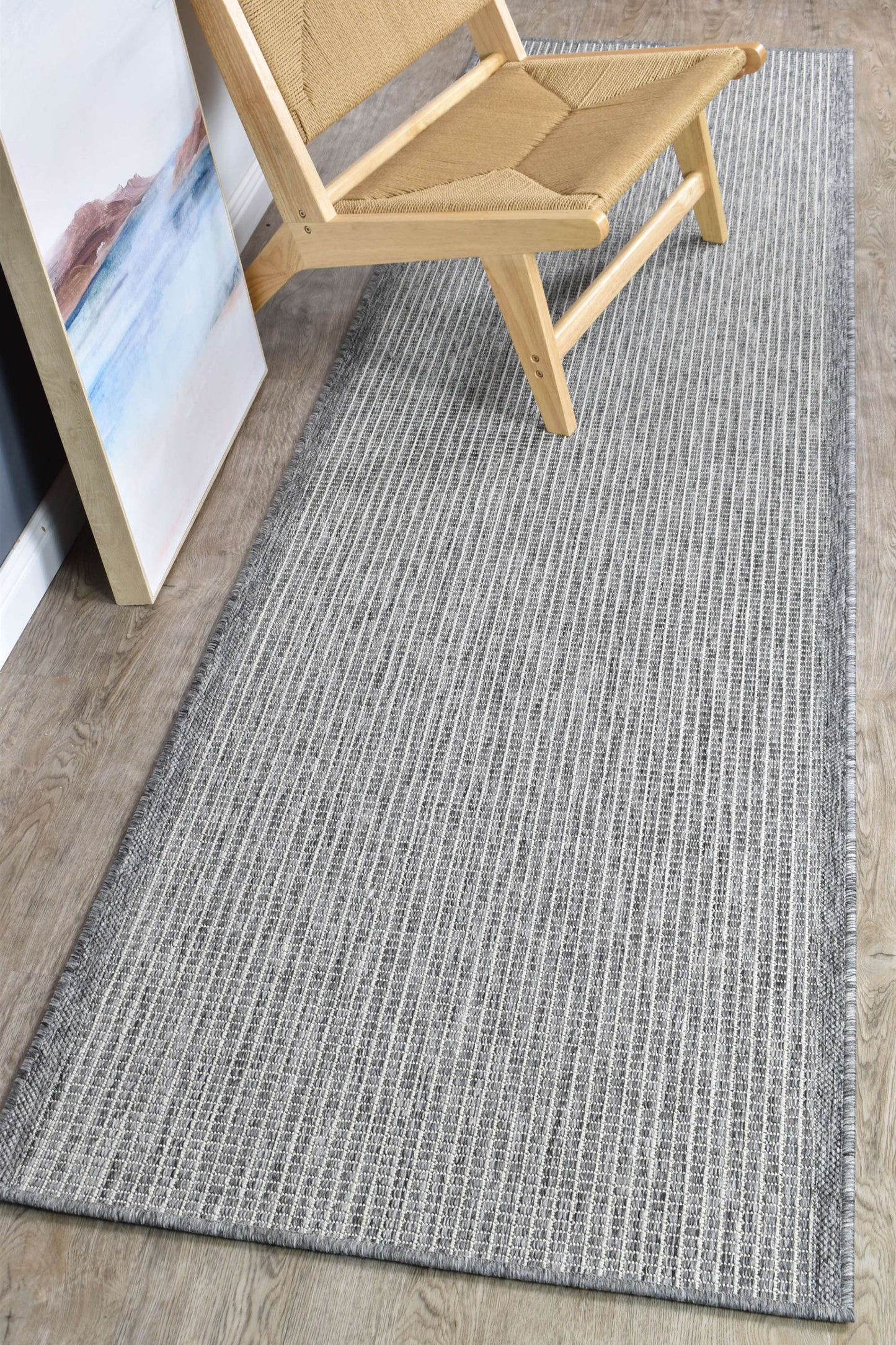 Alaska 130 in Dark Grey : Runner Rug