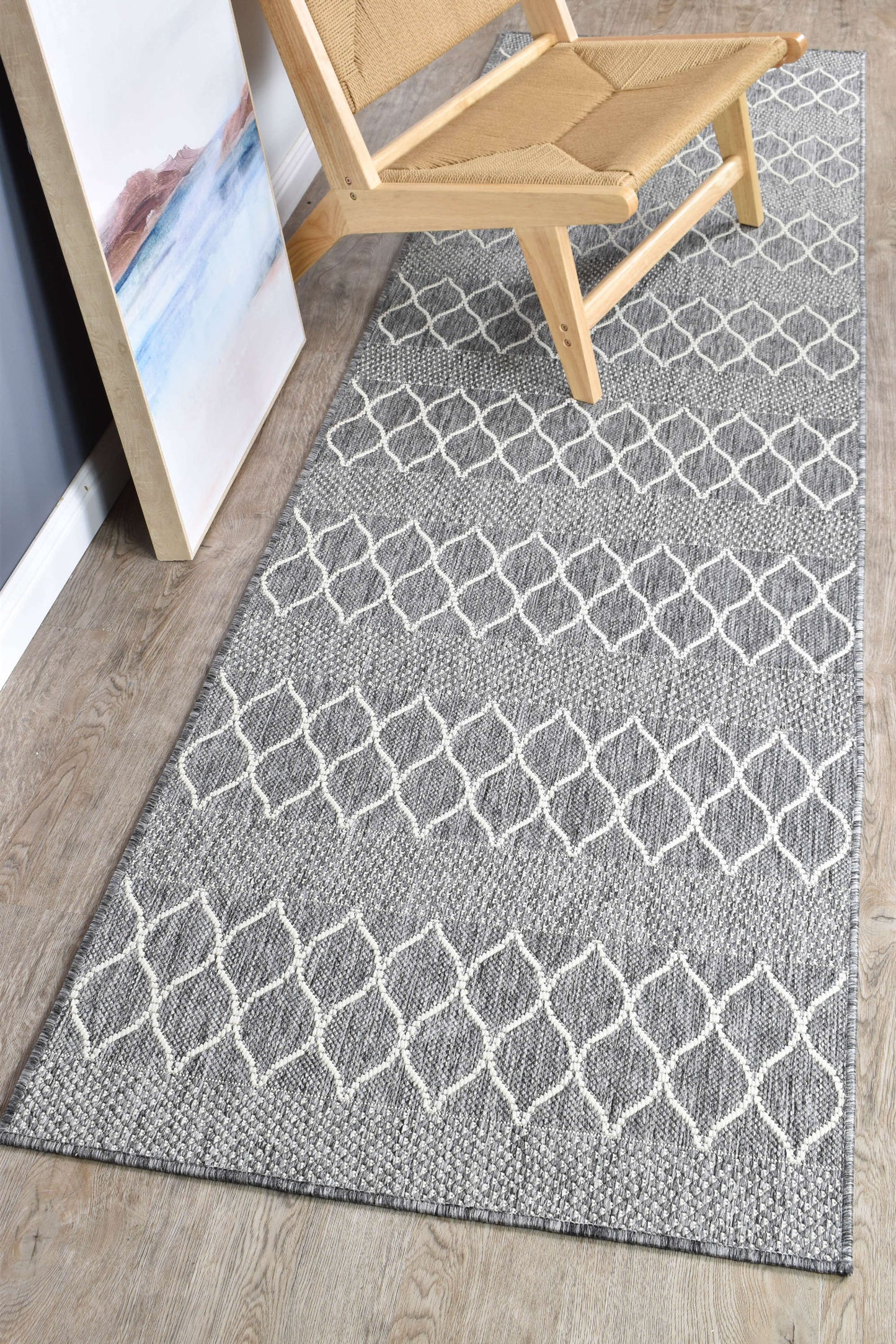 Alaska 682 in Grey : Runner Rug