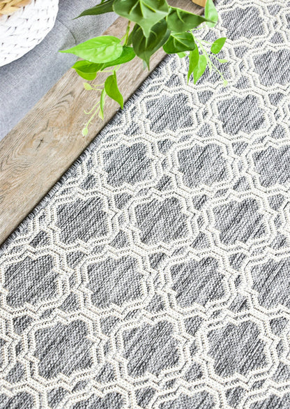 Alaska 989 in Light Grey : Runner Rug