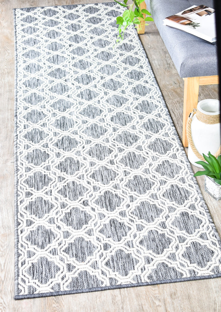 Alaska 989 in Light Grey : Runner Rug