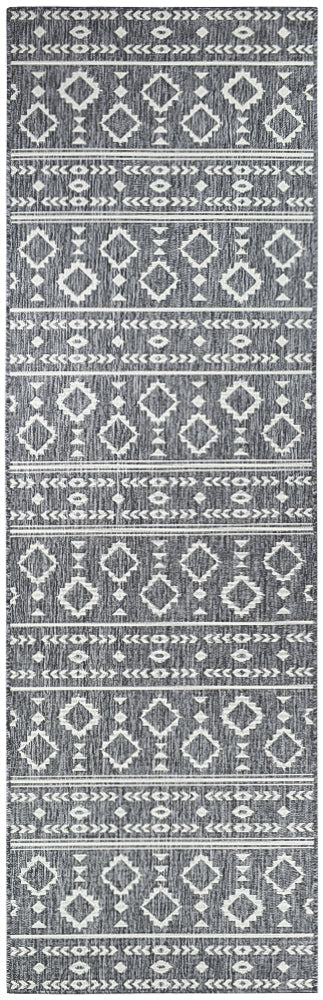 Alaska 333 in Grey & Cream : Runner Rug