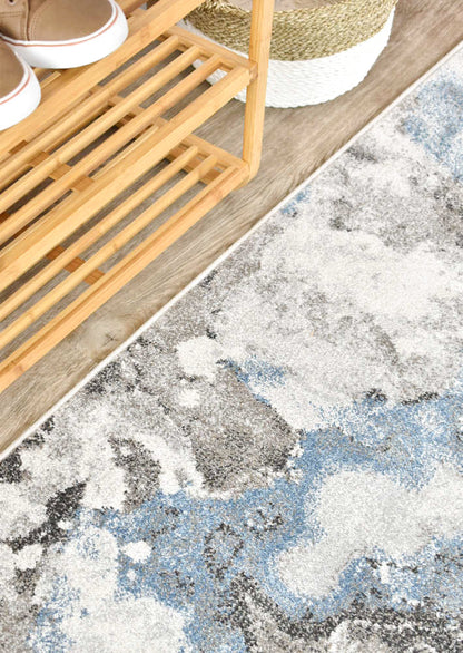 Chester 35 In Blue : Runner Rug