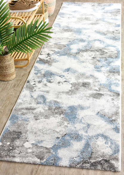 Chester 35 In Blue : Runner Rug