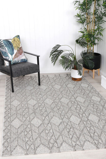 Falklands Gaia Indoor / Outdoor In Grey Rug