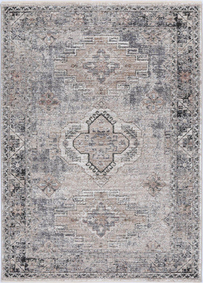 Maryland Derbent Soft Traditional In Grey Rug