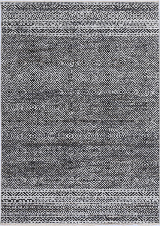 Maryland Zaranj Tribal Soft In Charocal Rug