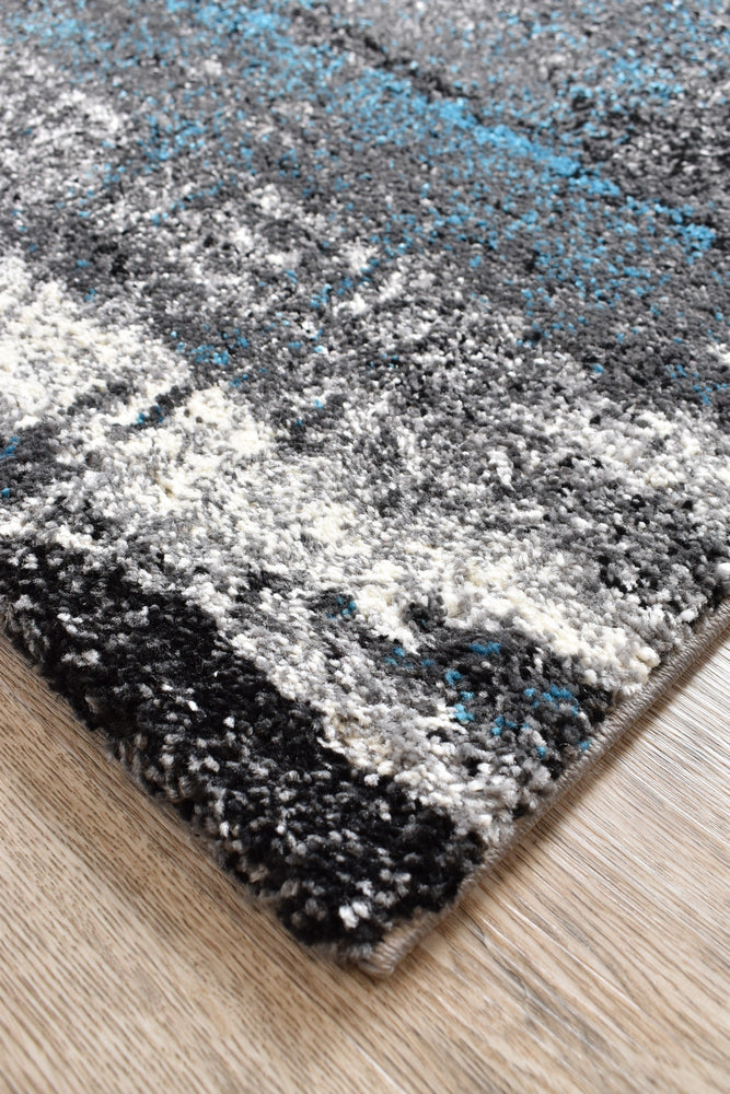 Dahlia 347 In Light Grey & Turquoise Rug